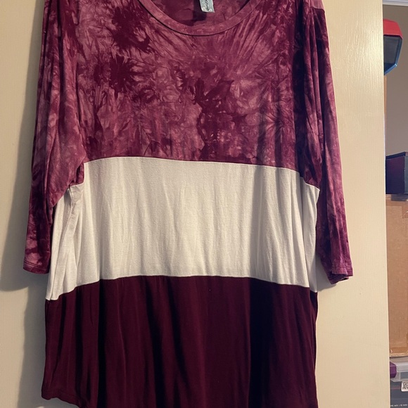 M Fasis color block tops size 2x - Picture 2 of 3